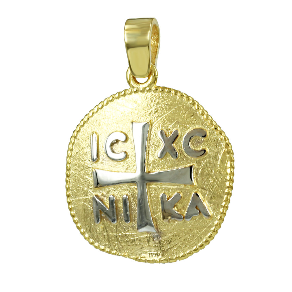 Κωνσταντινάτο Κίτρινος και λευκός χρυσός K14 Κωδικός 007156