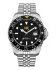 Caterpillar R-Type AO.141.11.127 Quartz Ανοξείδωτο ατσάλι Μπρασελέ Μαύρο χρώμα καντράν Περιστρεφόμενη στεφάνη