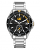 Caterpillar Dome QD.141.11.127 Quartz Ανοξείδωτο ατσάλι Μπρασελέ Μαύρο χρώμα καντράν