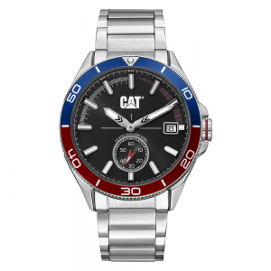 Caterpillar Dome QD.141.11.128 Quartz Ανοξείδωτο ατσάλι Μπρασελέ Μαύρο χρώμα καντράν