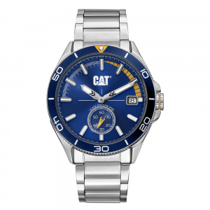 Caterpillar Dome QD.141.11.627 Quartz Ανοξείδωτο ατσάλι Μπρασελέ Μπλε χρώμα καντράν