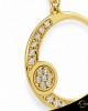Σκουλαρίκια Crescent Small Full Brilliant Κίτρινος χρυσός Κ14 Κωδικός 6276