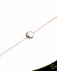 Βραχιόλι Crescent Full Black color Brilliant Ροζ χρυσός Κ14 Κωδικός 6267