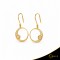Σκουλαρίκια Crescent Small Full Brilliant Κίτρινος χρυσός Κ14 Κωδικός 6276
