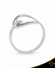 Δαχτυλίδι Crescent Small Single Brilliant Λευκός χρυσός Κ14 Κωδικός 7100