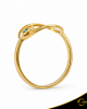 Δαχτυλίδι Crescent Single Ocean Blue Brilliant Κίτρινος χρυσός Κ14 Κωδικός 9265
