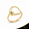 Δαχτυλίδι Crescent Small Single Ocean Blue Brilliant Κίτρινος χρυσός Κ14 Κωδικός 9270