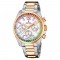 Festina F20608/2 Quartz Χρονογράφος Ανοξείδωτο ατσάλι Μπρασελέ Φιλντίσι χρώμα καντράν Κρύσταλλα