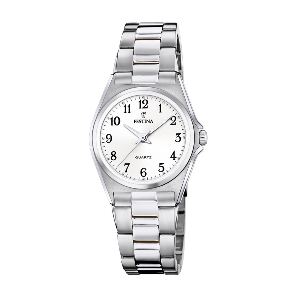 Festina F20553/1 Quartz Stainless steel Bracelet White color dial
