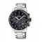Festina F20560/5 Quartz Χρονογράφος Ανοξείδωτο ατσάλι Μπρασελέ Μαύρο χρώμα καντράν