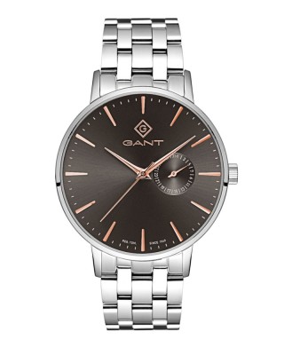 Gant Park Hill III G105005 Quartz  Ανοξείδωτο ατσάλι Μπρασελέ Καφέ χρώμα καντράν 