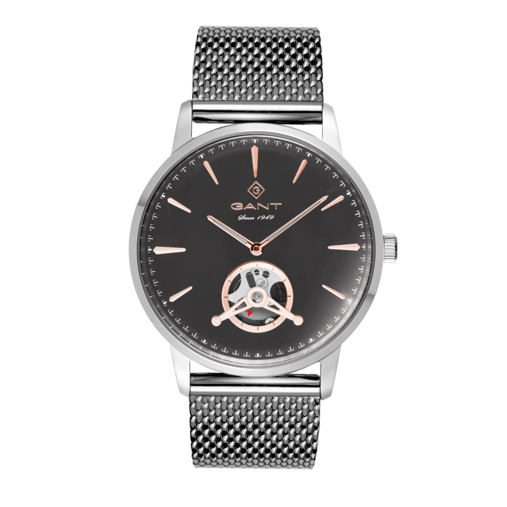 Gant Hempstead G153007 Quartz Stainless steel Milanese Bracelet Grey color dial