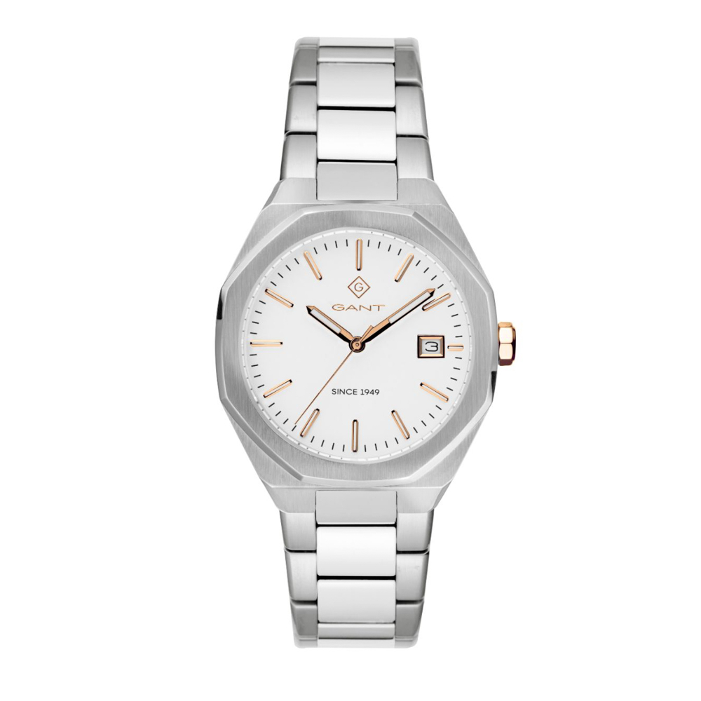 Gant Quincy G164001 Quartz Stainless steel Bracelet White color dial