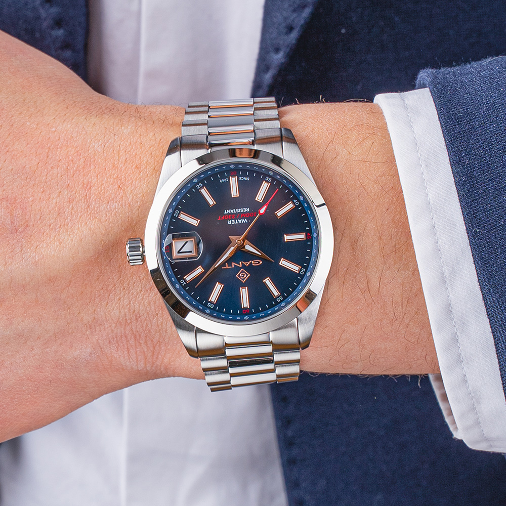 Gant Eastham G161007 Quartz Ανοξείδωτο ατσάλι Μπρασελέ Μπλε χρώμα καντράν