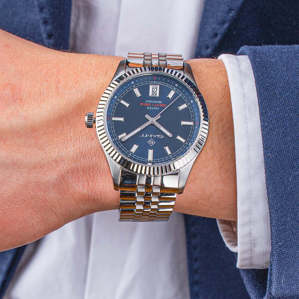 Gant Sussex G166003 Quartz Ανοξείδωτο ατσάλι Μπρασελέ Μπλε χρώμα καντράν 
