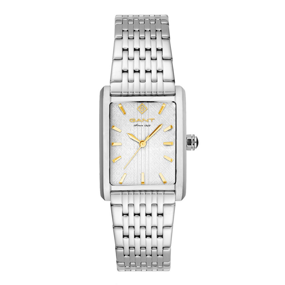 Gant Rhode Island G173001 Quartz Ανοξείδωτο ατσάλι Μπρασελέ millanese Λευκό χρώμα καντράν