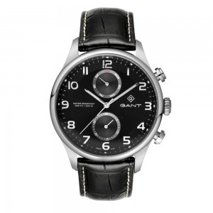 Gant Southampton G175001 Quartz Multifunction Stainless steel Black leather strap Black color dial