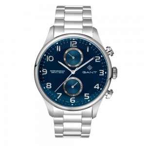 Gant Southampton G175003 Quartz Multifunction Stainless steel Bracele Blue color dial