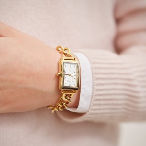 Gant Utica G179003 Quartz Επιχρυσωμένο Ανοξείδωτο ατσάλι Μπρασελέ Λευκό χρώμα καντράν