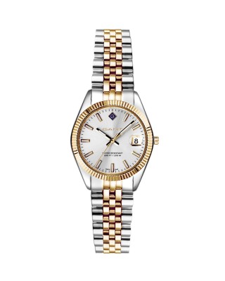 Gant Sussex Mini G181002 Quartz Ανοξείδωτο ατσάλι Διμεταλλικό Μπρασελέ Ασημί χρώμα καντράν 