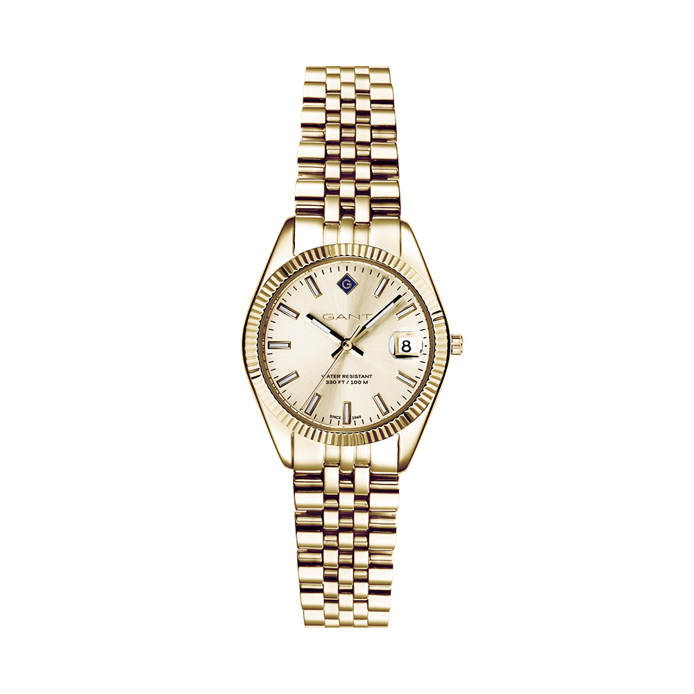 Gant Sussex Mini G181014 Quartz Επιχρυσωμένο ανοξείδωτο ατσάλι Μπρασελέ Χρυσό χρώμα καντράν