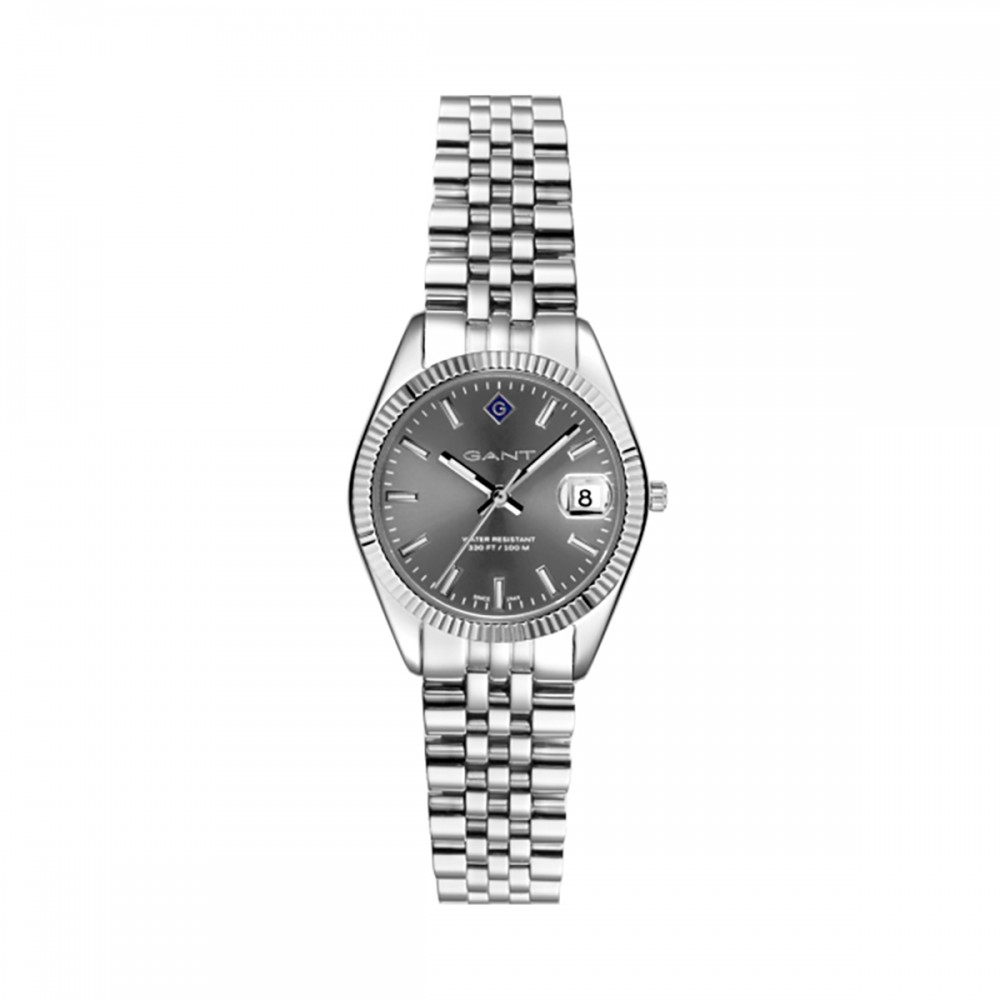 Gant Sussex Mini G181023 Quartz Ανοξείδωτο ατσάλι Μπρασελέ Γκρι χρώμα καντράν 