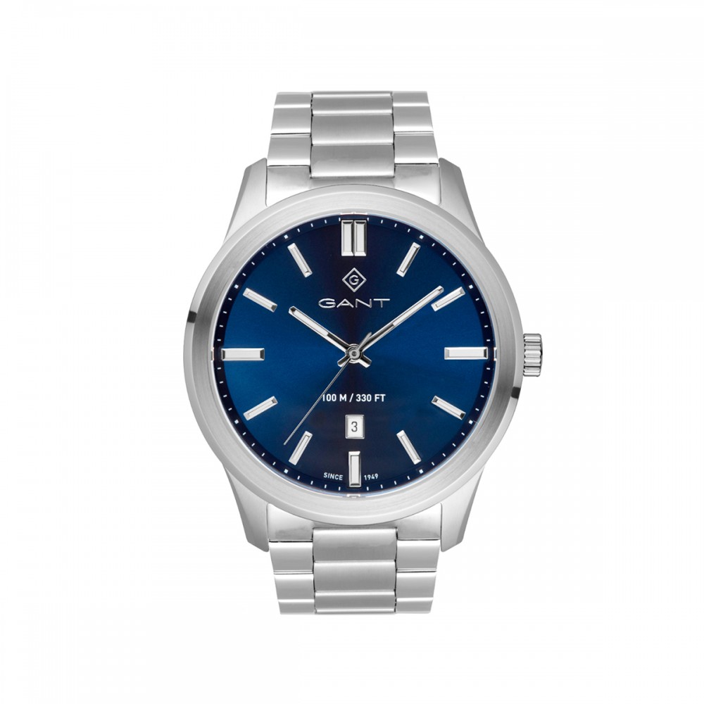 Gant Bridgeton G182003 Quartz Ανοξείδωτο ατσάλι Μπρασελέ Μπλε χρώμα καντράν 