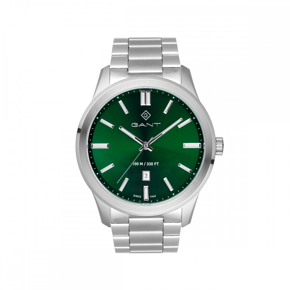 Gant Bridgeton G182004 Quartz Ανοξείδωτο ατσάλι Μπρασελέ Πράσινο χρώμα καντράν 