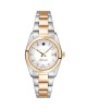 Gant Everett Mini G186002 Quartz Ανοξείδωτο ατσάλι Διμεταλλικό μπρασελέ Λευκό χρώμα καντράν 
