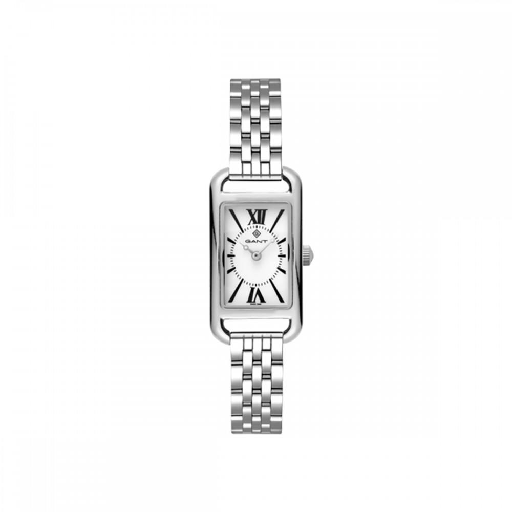 Gant Duval G303002 Quartz Ανοξείδωτο ατσάλι Μπρασελέ Λευκό χρώμα καντράν