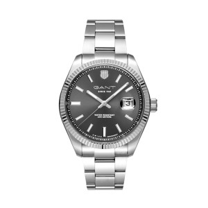 Gant Prestige P106006 Quartz Ανοξείδωτο ατσάλι Μπρασελέ Γκρι χρώμα καντράν 