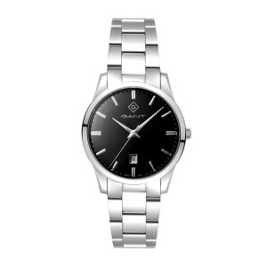 Gant Taunton G208001 Quartz Ανοξείδωτο ατσάλι Μπρασελέ Μαύρο χρώμα καντράν 