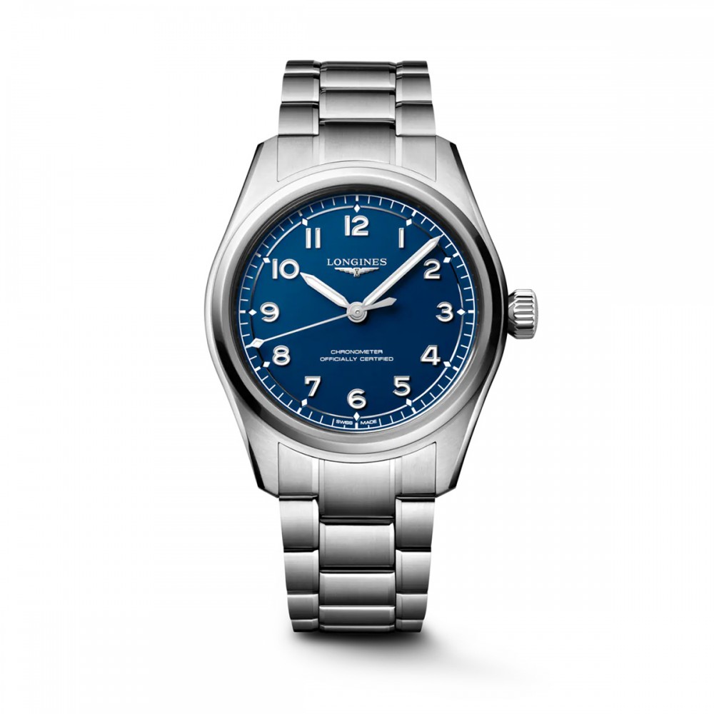 Longines Spirit L3.809.4.93.6 Αυτόματος Ανοξείδωτο ατσάλι Μπρασελέ Μπλέ χρώμα καντράν