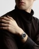 Longines Conquest Heritage L1.649.4.52.2 Αυτόματο Ανοξείδωτο ατσάλι Μαύρο δερμάτινο λουρί Μαύρο χρώμα καντράν