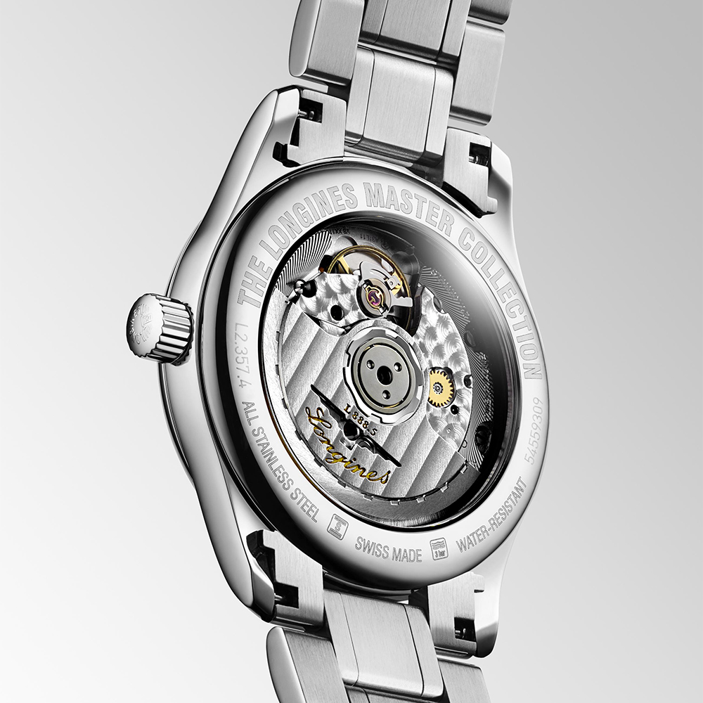 Longines Master Collection L2.357.4.70.6  Αυτόματο Ανοξείδωτο ατσάλι Μπρασελέ Ασημί χρώμα καντράν