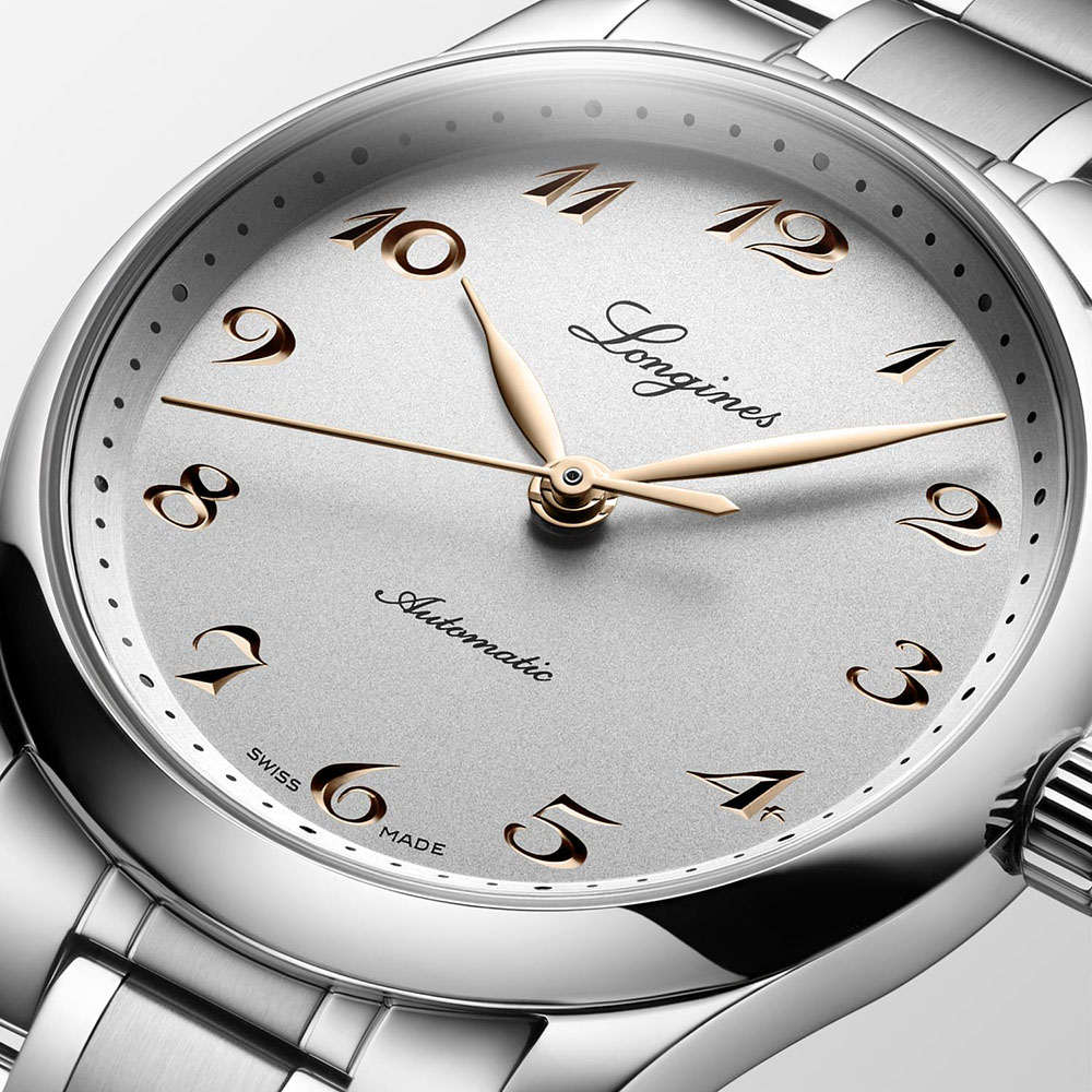 Longines Master Collection L2.357.4.70.6  Αυτόματο Ανοξείδωτο ατσάλι Μπρασελέ Ασημί χρώμα καντράν