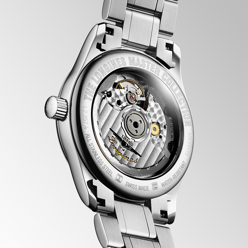 Longines Master Collection L2.357.4.72.6  Αυτόματο Ανοξείδωτο ατσάλι Μπρασελέ Ασημί χρώμα καντράν