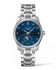 Longines Master Collection L2.409.4.97.6 Αυτόματο Ανοξείδωτο ατσάλι Μπρασελέ Μπλε χρώμα καντράν Διαμάντια