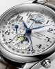 Longines Master Collection L2.773.4.78.3 Αυτόματο Ανοξείδωτο ατσάλι Δερμάτινο λουρί καφε χρώματος Λευκό χρώμα καντράν