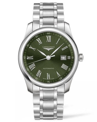Longines Master Collection L2.793.4.09.6 Αυτόματο Ανοξείδωτο ατσάλι Μπρασελέ Πράσινο χρώμα καντράν Λατινική αρίθμιση