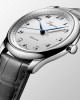 Longines Master Collection L2.793.4.73.2 Αυτόματο Ανοξείδωτο ατσάλι Ανθρακί δερμάτινο λουρί Ασημί χρώμα καντράν