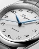 Longines Master Collection L2.793.4.73.2 Αυτόματο Ανοξείδωτο ατσάλι Ανθρακί δερμάτινο λουρί Ασημί χρώμα καντράν