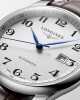 Longines Master Collection L2.893.4.78.3 Αυτόματο Ανοξείδωτο ατσάλι Δερμάτινο λουρί καφε χρώματος Λευκό χρώμα καντράν