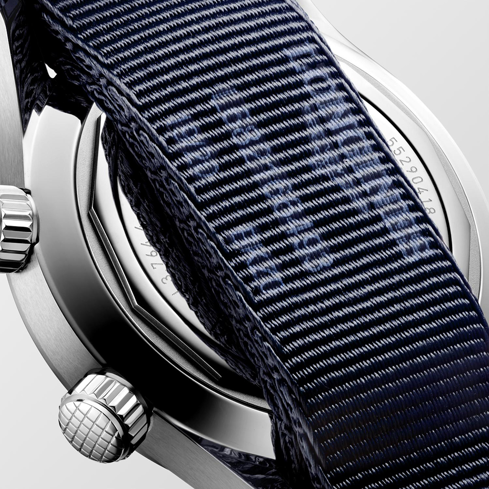 Longines Legend Diver L3.764.4.90.2 Αυτόματο Καταδυτικό Ανοξείδωτο ατσάλι Μπλε συνθετικό λουρί Μπλε χρώμα καντράν