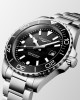 Longines HydroConquest L3.769.4.56.6 Quartz Ανοξείδωτο ατσάλι Μπρασελέ Μαύρο χρώμα καντράν