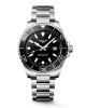 Longines HydroConquest L3.769.4.56.6 Quartz Ανοξείδωτο ατσάλι Μπρασελέ Μαύρο χρώμα καντράν