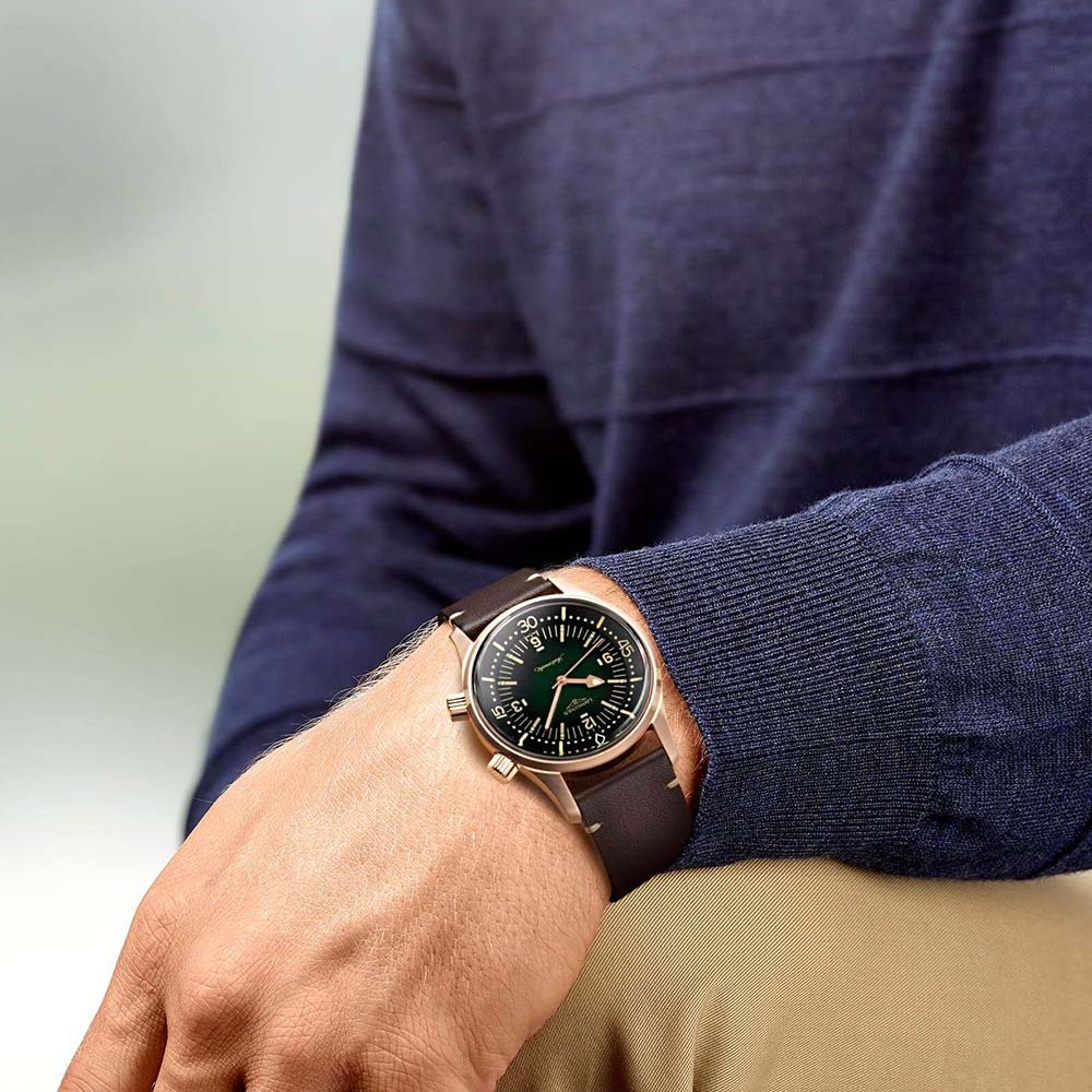 Longines Legend Diver L3.774.1.50.2 Καταδυτικό Χαλκός Αυτόματο Δερμάτινο καφέ λουρί και Nato