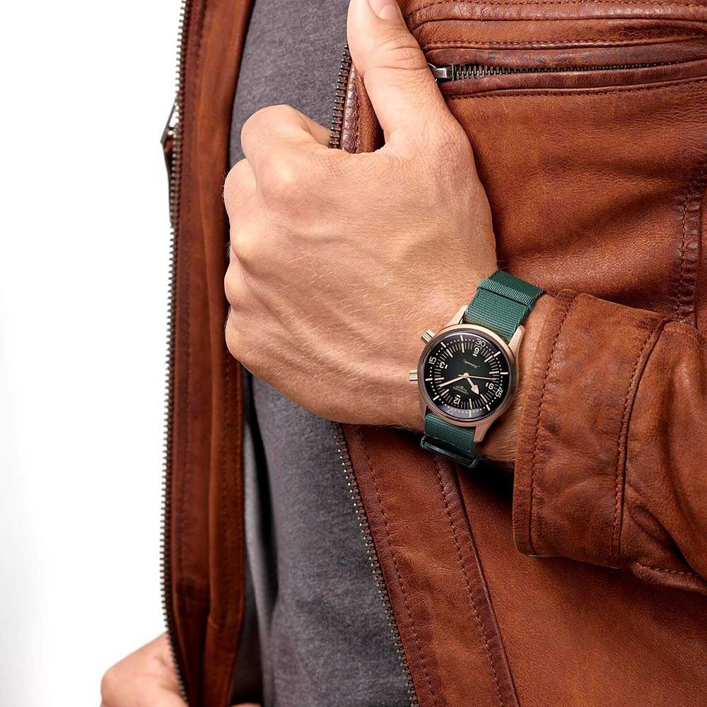 Longines Legend Diver L3.774.1.50.2 Καταδυτικό Χαλκός Αυτόματο Δερμάτινο καφέ λουρί και Nato