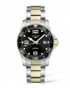 Longines HydroConquest L3.781.3.56.7 Αυτόματο Ανοξείδωτο ατσάλι Διμεταλλικό Μπρασελέ Κεραμική στεφάνη Μαύρο χρώμα καντράν