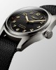 Longines Spirit L3.810.1.53.2 Αυτόματος Τιτάνιο Συνθετικό λουρί μαύρου χρώματος Ανθρακί χρώμα καντράν